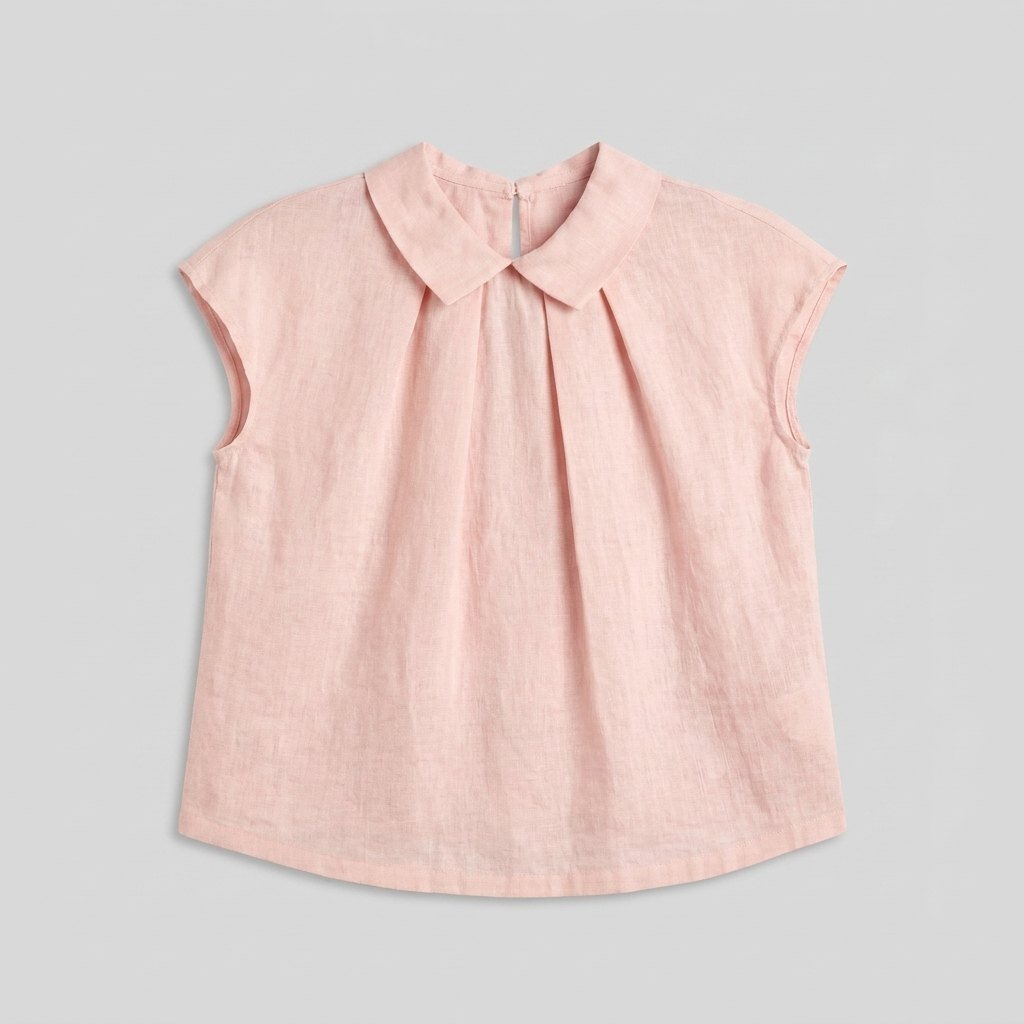 Mira Pintuck Top | Linen, A-Line Silhouette