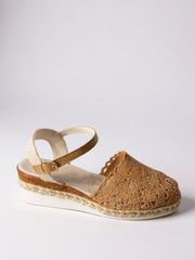 Mira | Wedge Sandals Espadrille Wedges with Adjustable Ankle Strap
