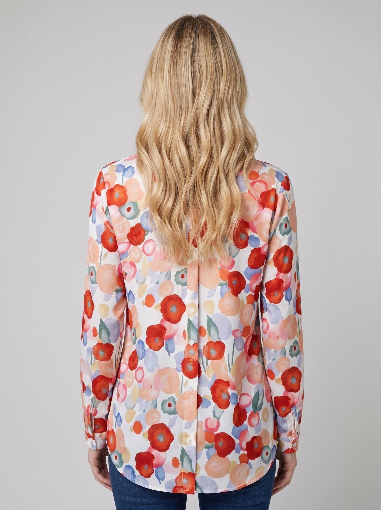 Mylene | Colourful Floral Blouse