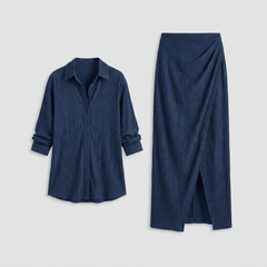 Nayla Pleated Dress | Lightweight, Elegant Maxi for Wedding Guests and Summer Events