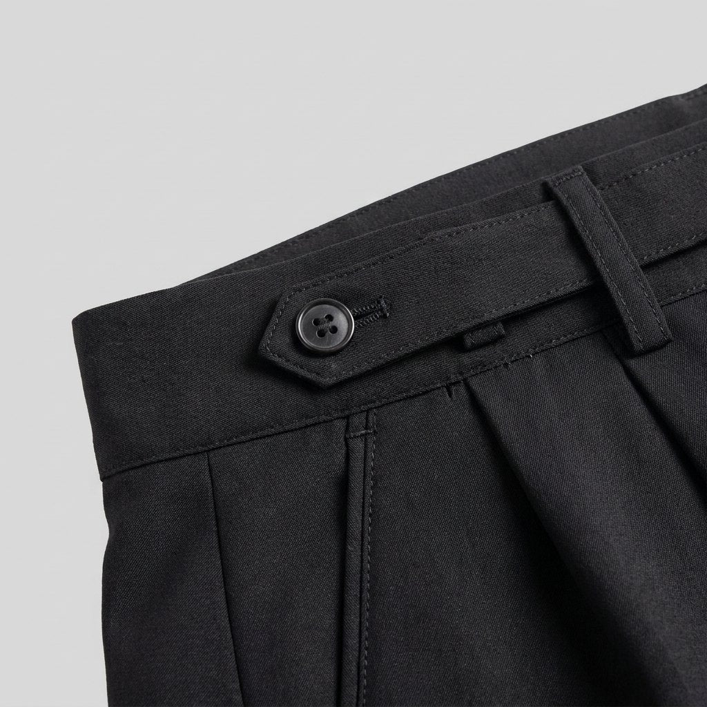 Noble Naples Pants | High-Waist, Straight Fit, Lightweight Polyester