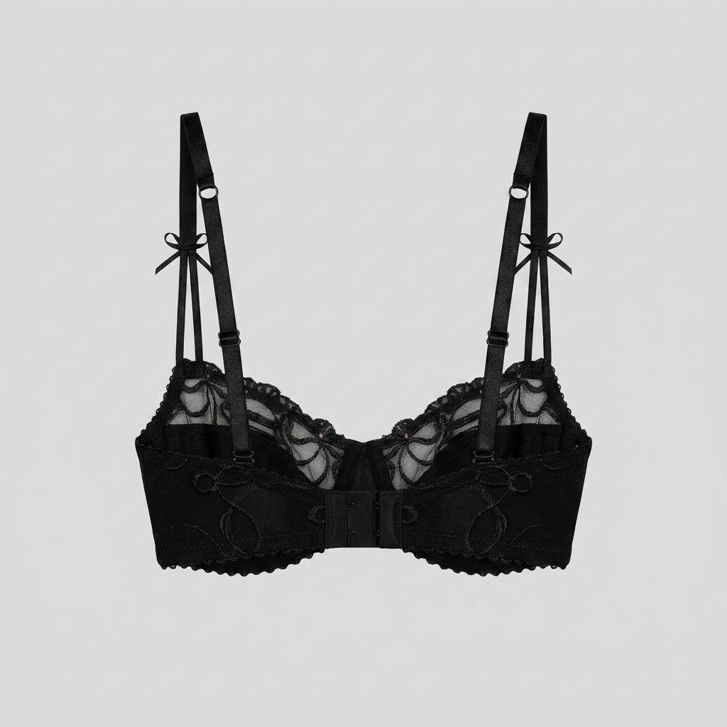 Nora Balconette Bra | Padded Tulle, Stylish Design
