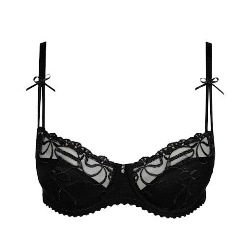 Nora Balconette Bra | Padded Tulle, Stylish Design