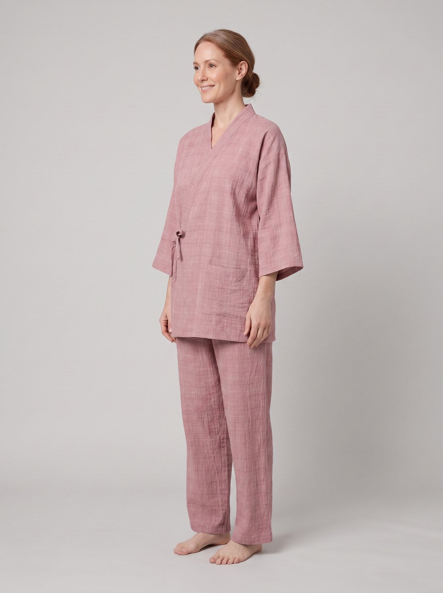 Nuku Linen Wrap Set | Lightweight, Relaxed Fit, Kimono-Inspired