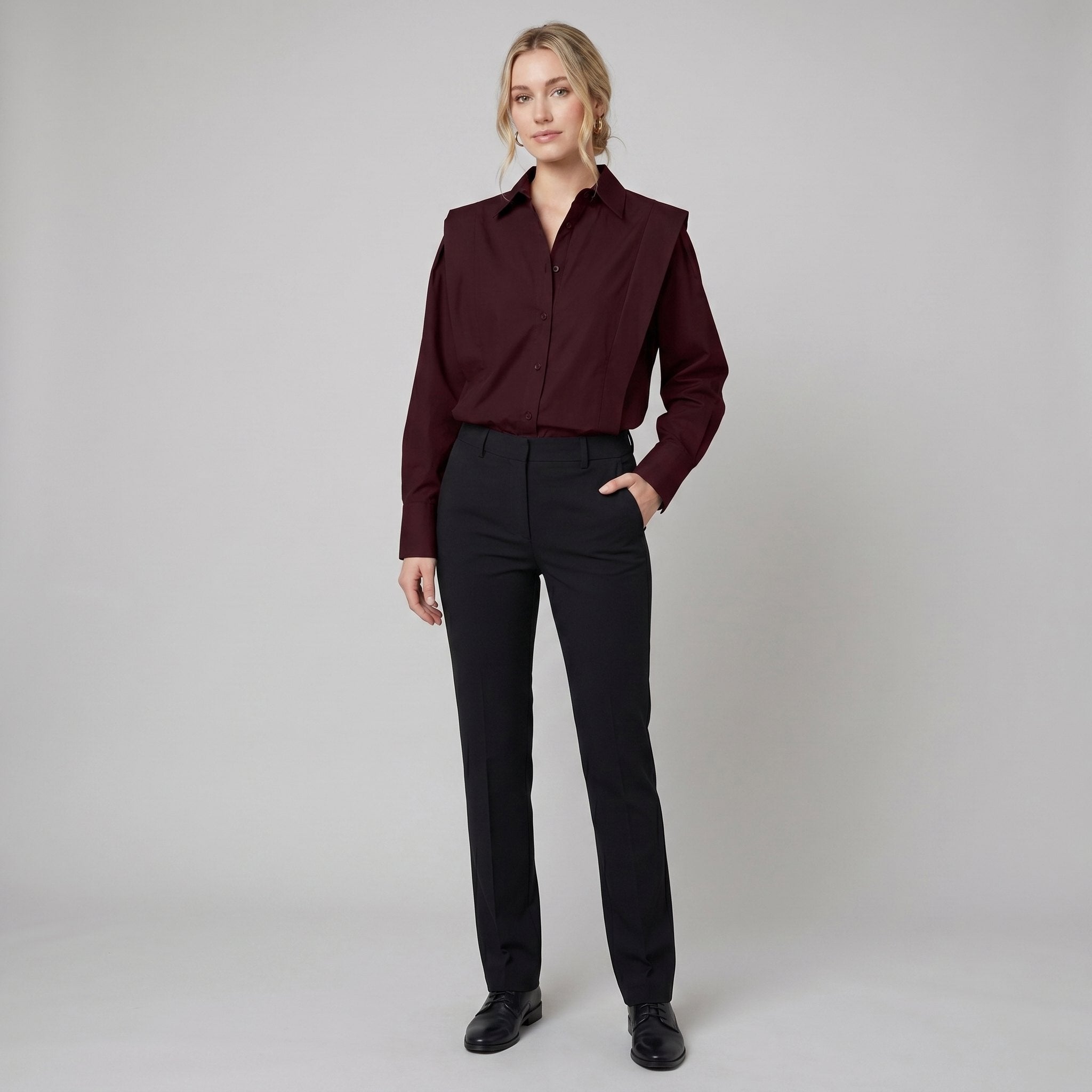 Oasis | Womens Button Down Shirt Cotton, Oversized Fit