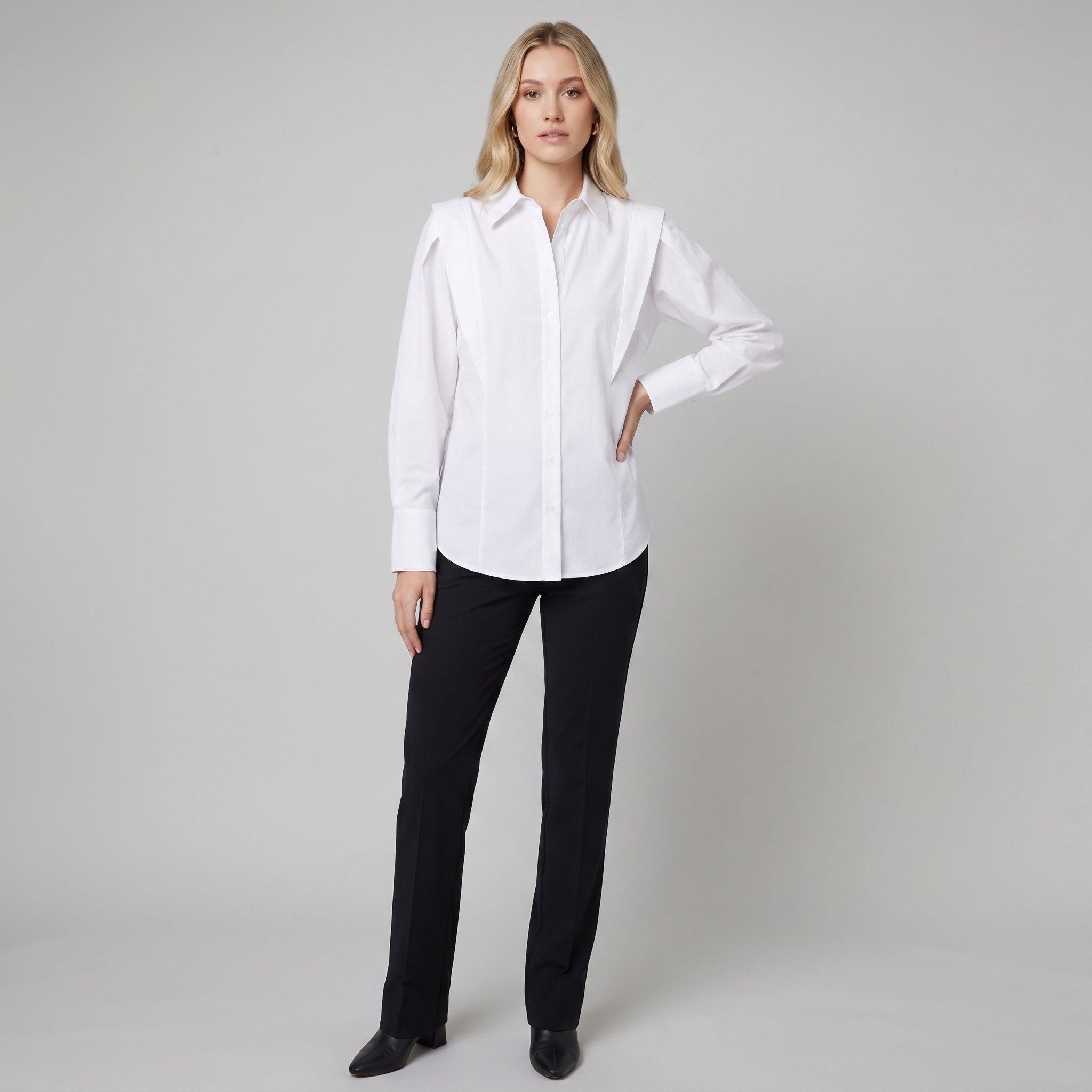 Oasis | Womens Button Down Shirt Cotton, Oversized Fit