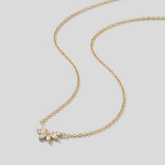 Omelia Crystal Leaf Necklace