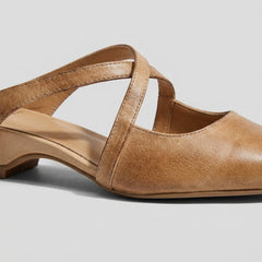 Palma | Mules for Women Leather Blend, Open-Toe Design