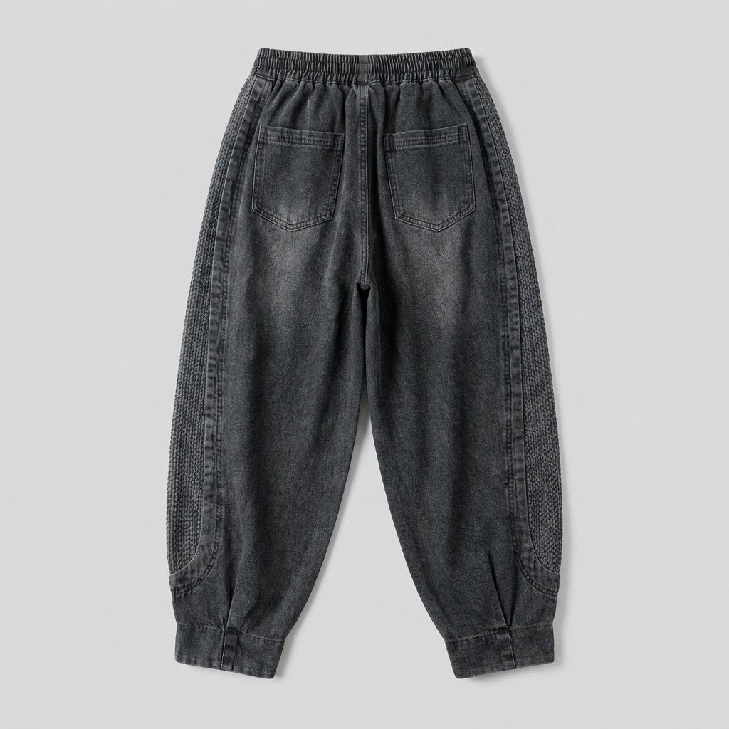 Palo | Denim Pants Plus Size, Stylish Patchwork Design