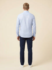 Paxon Men's Shirt | Performance Stretch, Wrinkle-Resistant Light Blue