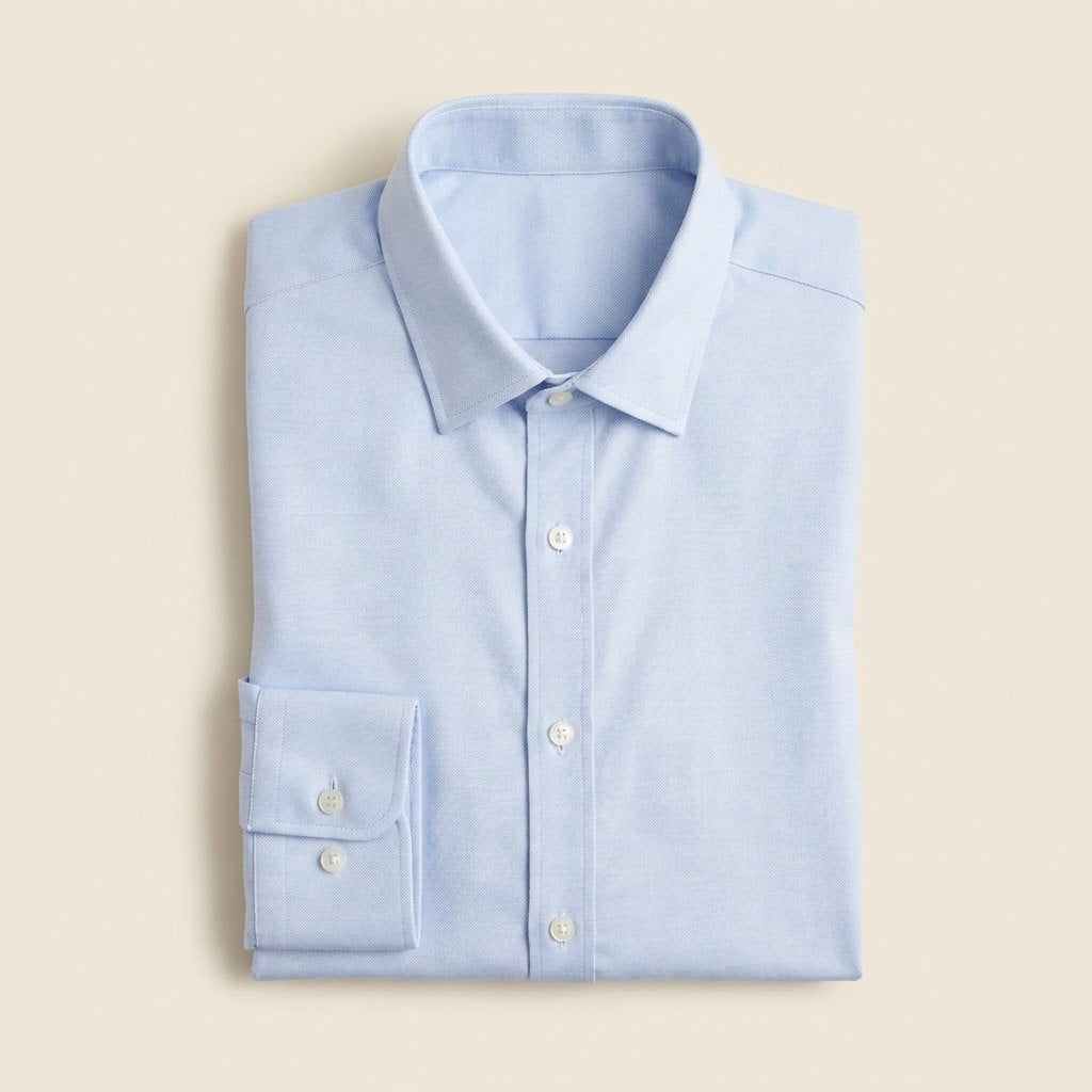 Paxon Men's Shirt | Performance Stretch, Wrinkle-Resistant Light Blue