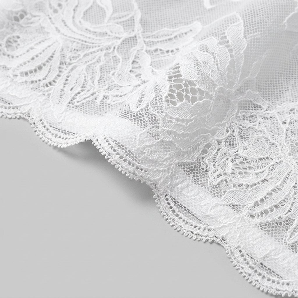 Pera Lace Bra | Unlined, Full-Figure Support, Soft Lace Cups