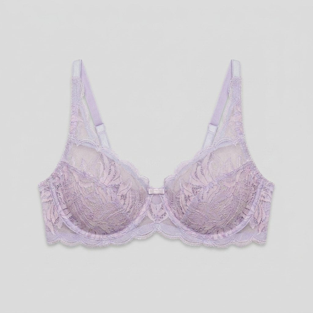 Pera Lace Bra | Unlined, Full-Figure Support, Soft Lace Cups