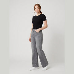 Polo Wide Leg Jeans | High Waisted Stretch Denim, Black