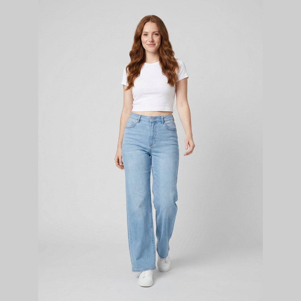 Polo Wide Leg Jeans | High Waisted Stretch Denim, Black