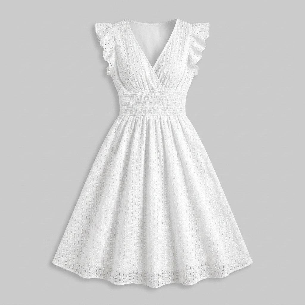 Pride | Flutter Sleeve Dress Lightweight Summer Wedding Guest Dress