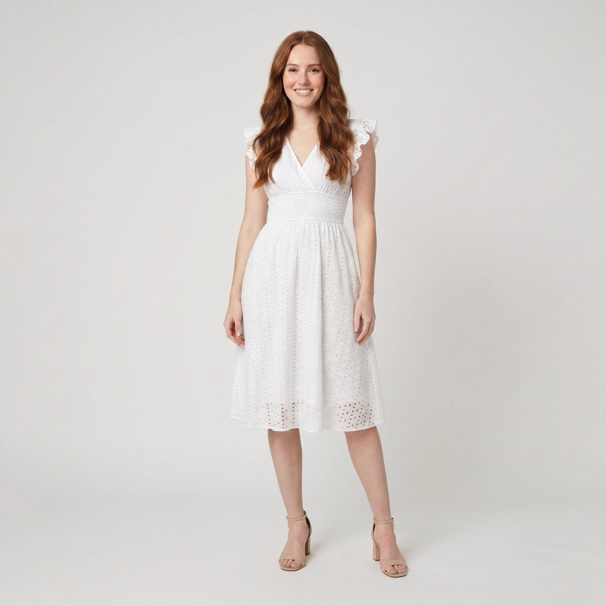 Pride | Flutter Sleeve Dress Lightweight Summer Wedding Guest Dress
