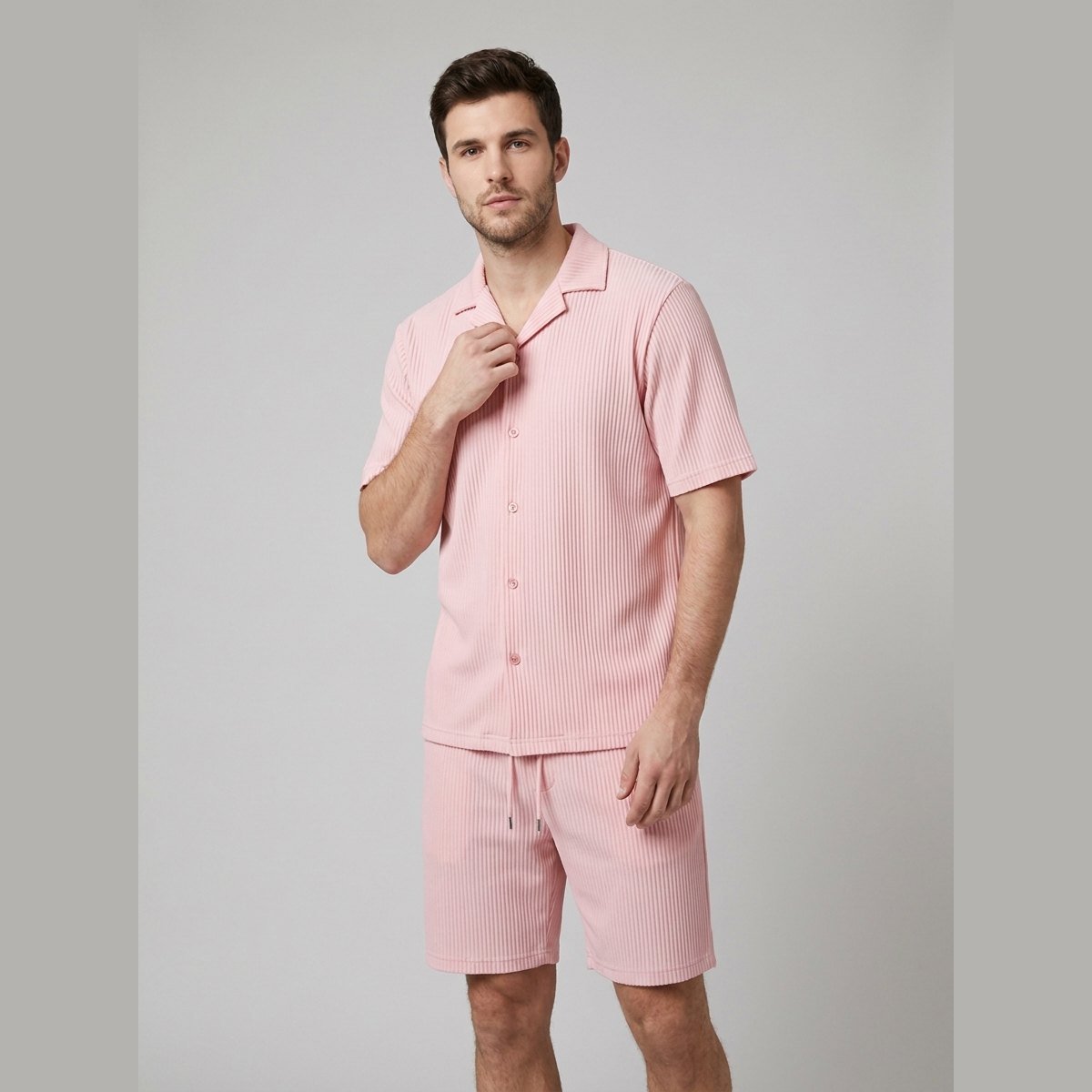 Relaxtic Shirt and Shorts Set | Lightweight, Relaxed Fit for Men