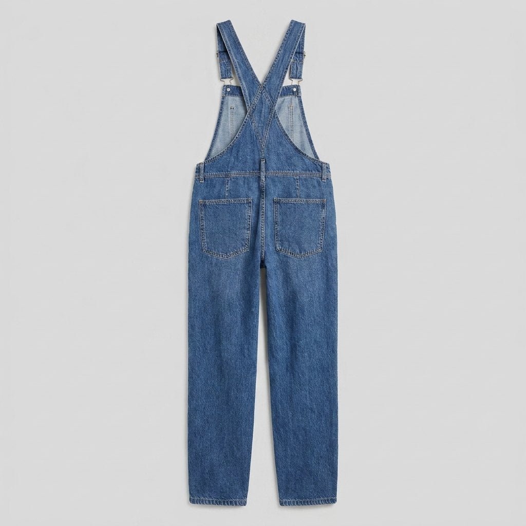 Relaxtic Women's Overalls | Adjustable Cotton Blend, Relaxed Fit, Full-Length