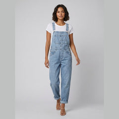 Relaxtic Women's Overalls | Adjustable Cotton Blend, Relaxed Fit, Full-Length