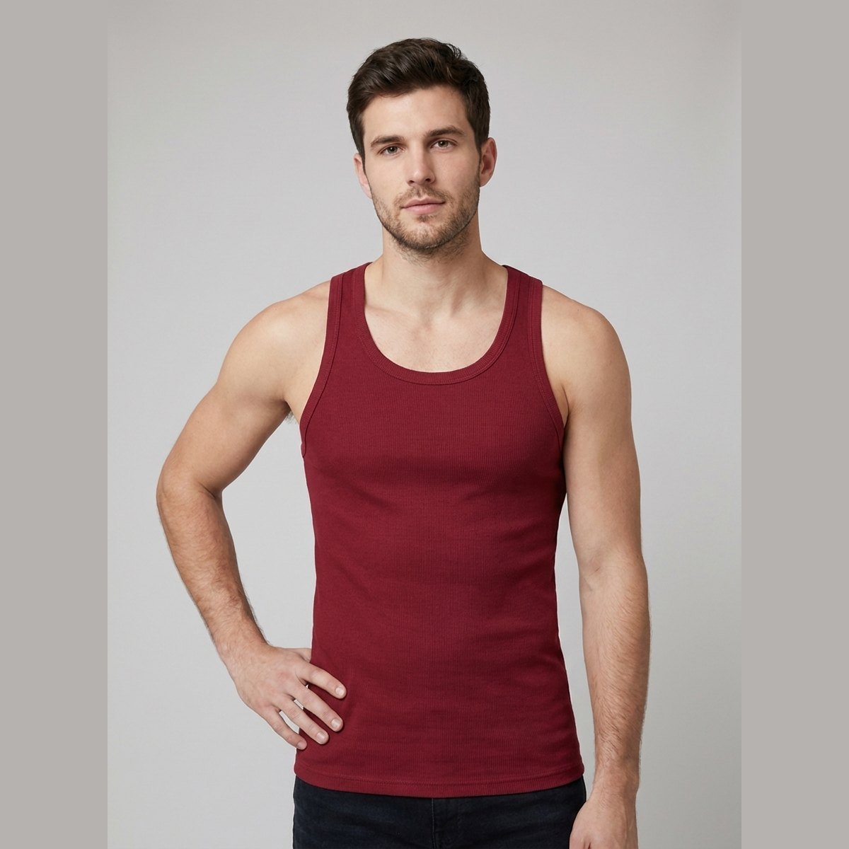 Ribera Athletic Tank Top | Slim Fit, Comfortable Workout Top for Men