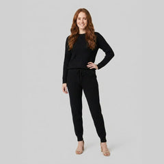Rina Tracksuit | Ribbed Knit, Fitted Silhouette