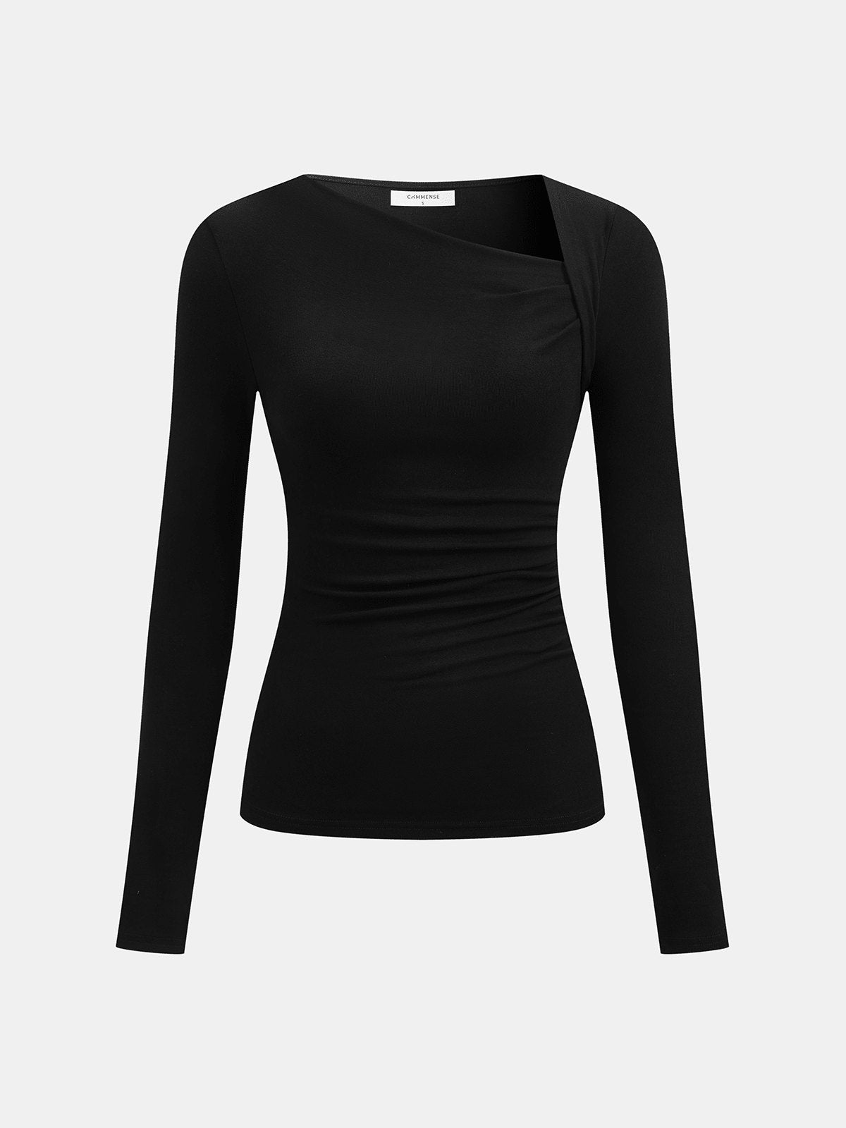 Riva | Women's Shirt Asymmetric Long Sleeve, Slim Fit