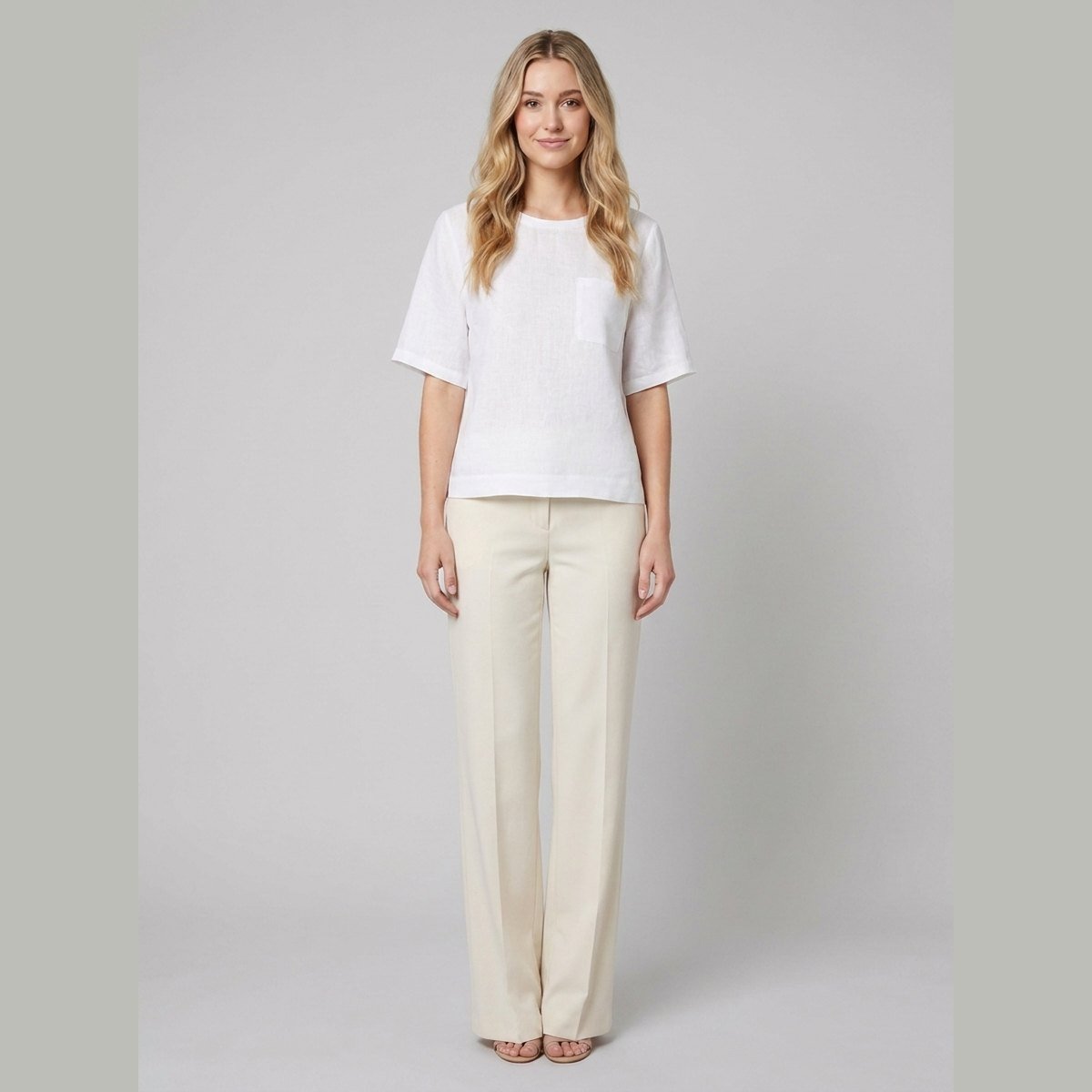 Riva Women's Top | Linen, Drop Shoulder, Boxy Fit