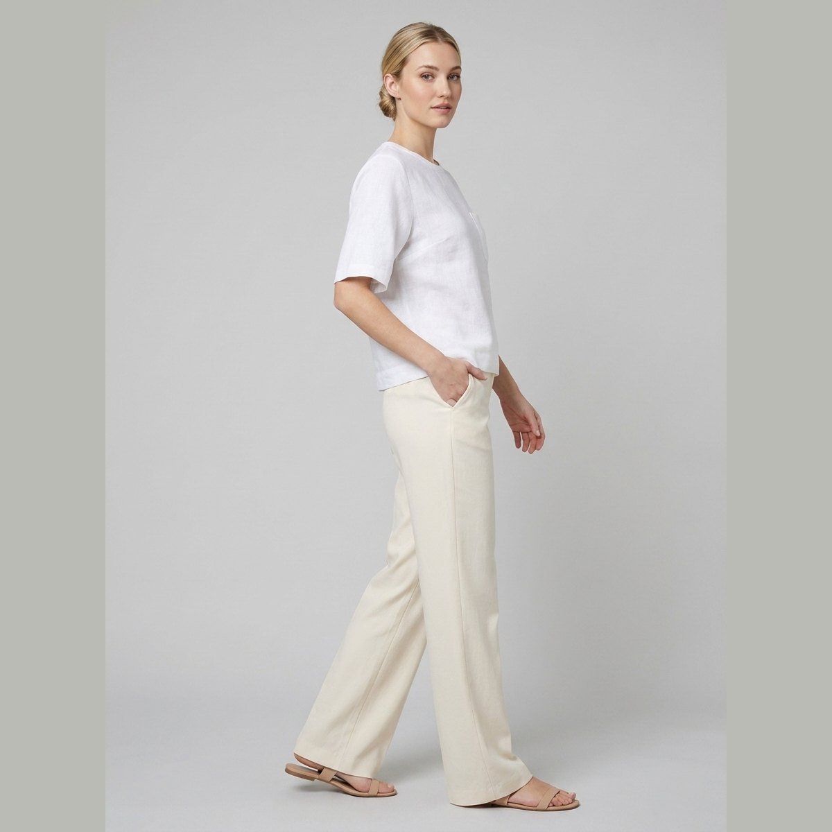 Riva Women's Top | Linen, Drop Shoulder, Boxy Fit