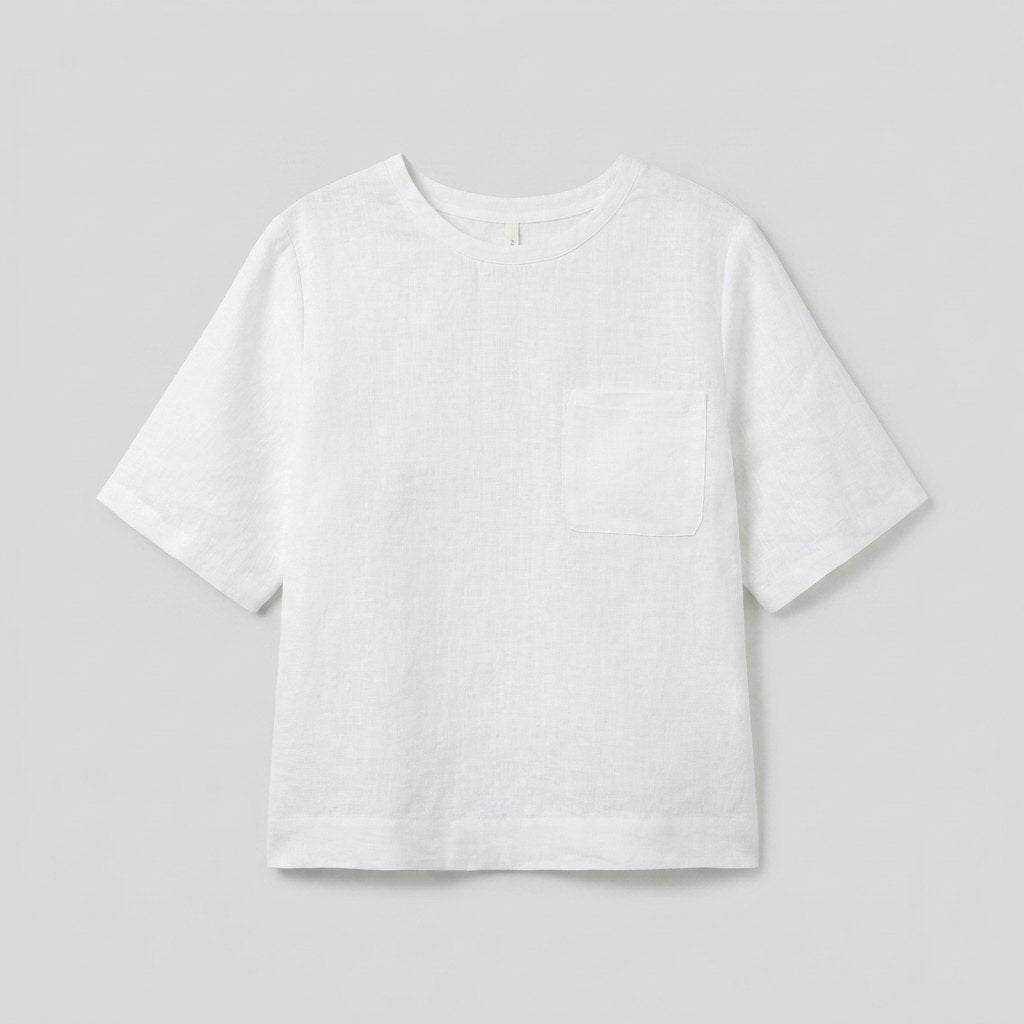 Riva Women's Top | Linen, Drop Shoulder, Boxy Fit