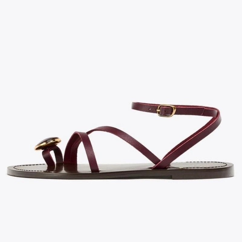 Riviera | Sandals Rhinestone-Embellished, Adjustable Ankle Strap