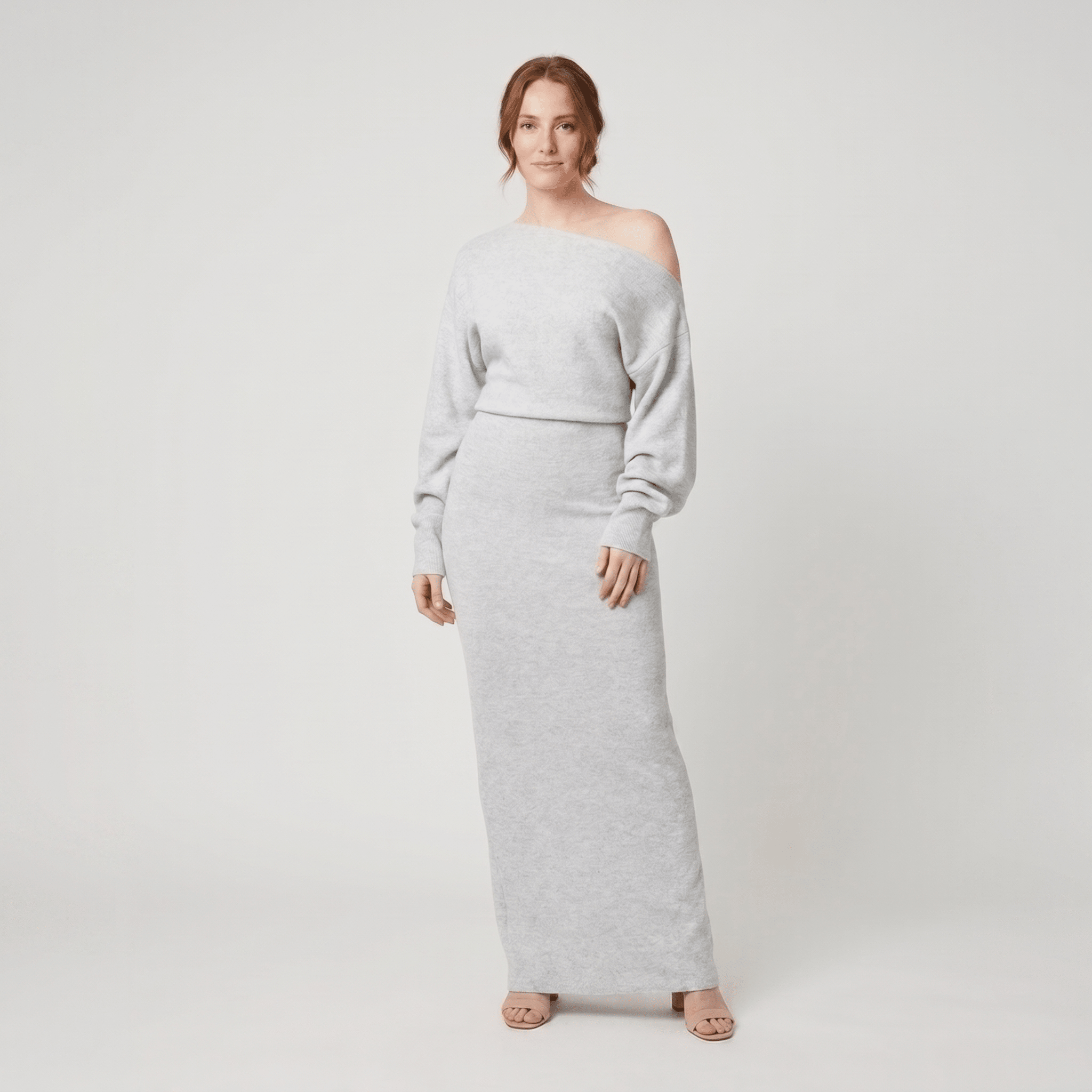 Rosa | Strapless Maxi Knit Dress