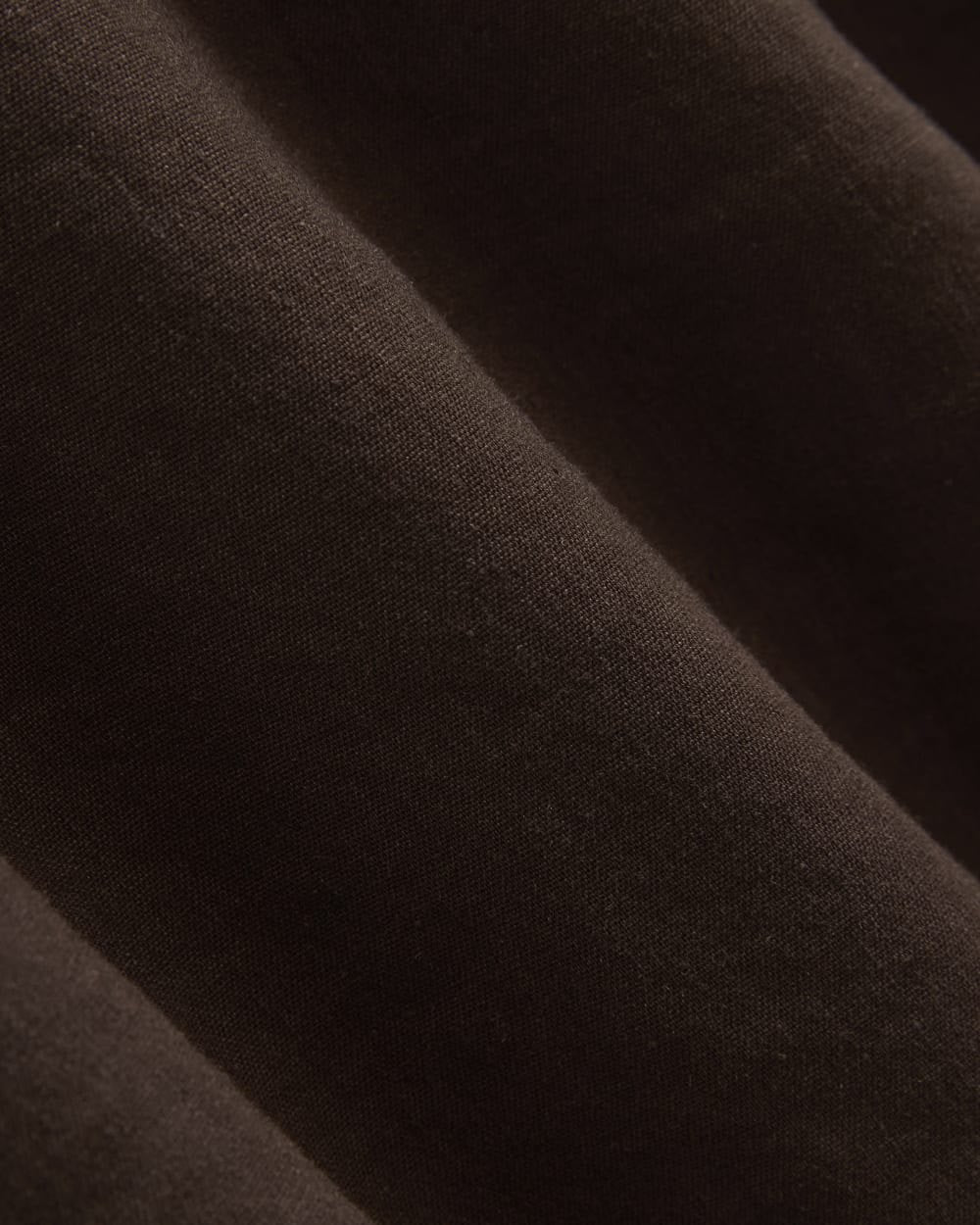 Sable Strapless Dress | Stretch Linen, Dark Brown Summer Dress for Women