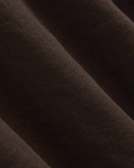 Sable Strapless Dress | Stretch Linen, Dark Brown Summer Dress for Women