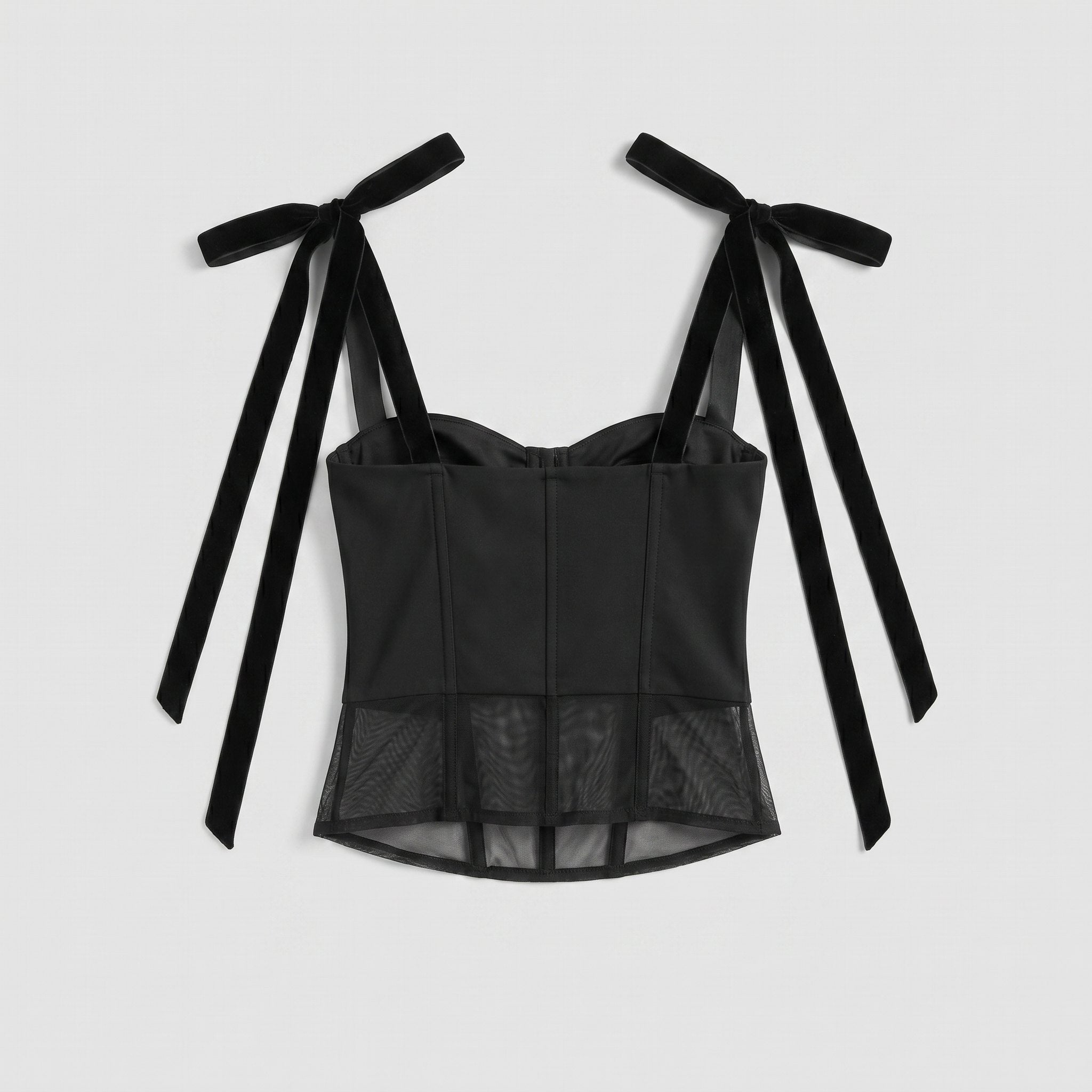 Sema | Cami Crop Top Mesh, Slim Fit