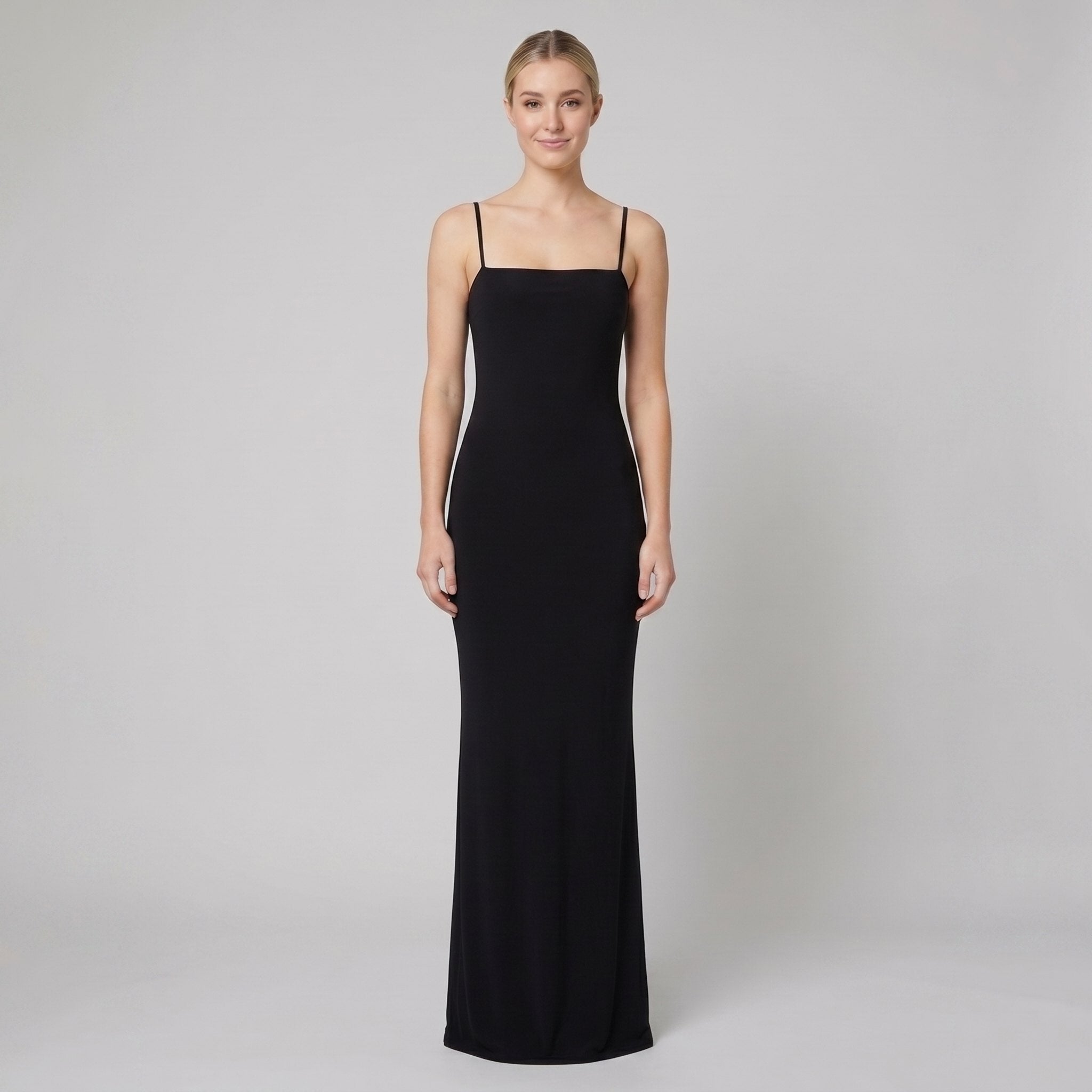 Sera | Evening Gown Square Neck, Maxi Length, High-Quality Fabric