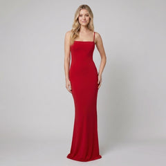 Sera | Evening Gown Square Neck, Maxi Length, High-Quality Fabric
