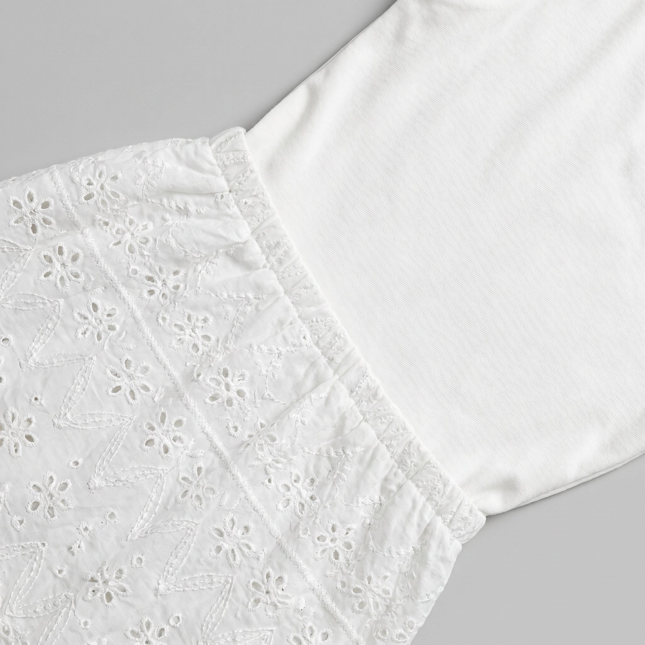 Sera | Maxi Dress Sleeveless, Soft Ribbed Bodice, Eyelet Lace