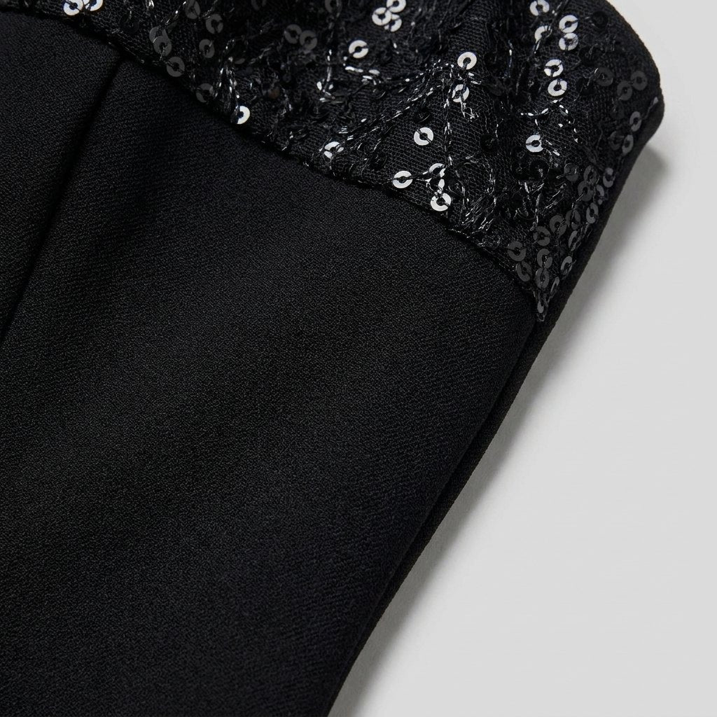 Sera | Mermaid Maxi Dress Sequin Trim, Sweetheart Neckline, Formal Wedding Guest Dress