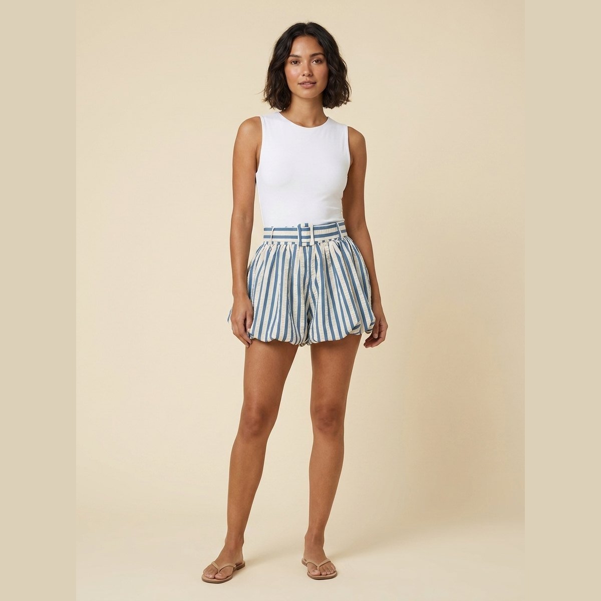 Sierra | Womens Shorts Soft Breathable Fabric, Ruched Design