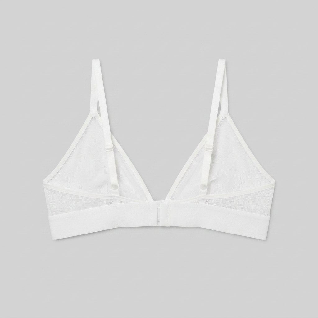 Sieve Triangle Bra | Sheer Belgian Power Micromesh, Wireless Design