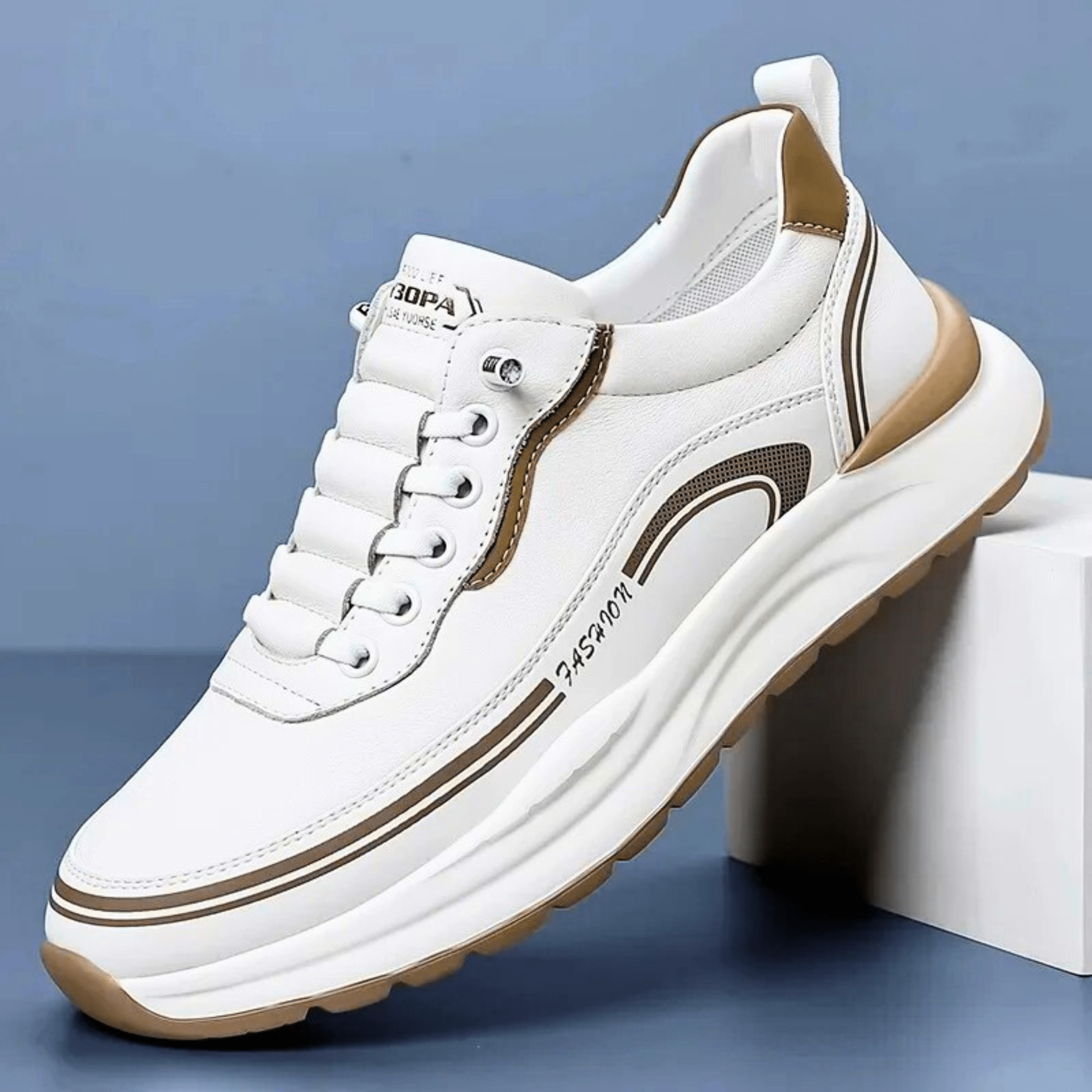 Brixton Sneaker | Premium Leather, Cushioned Sole