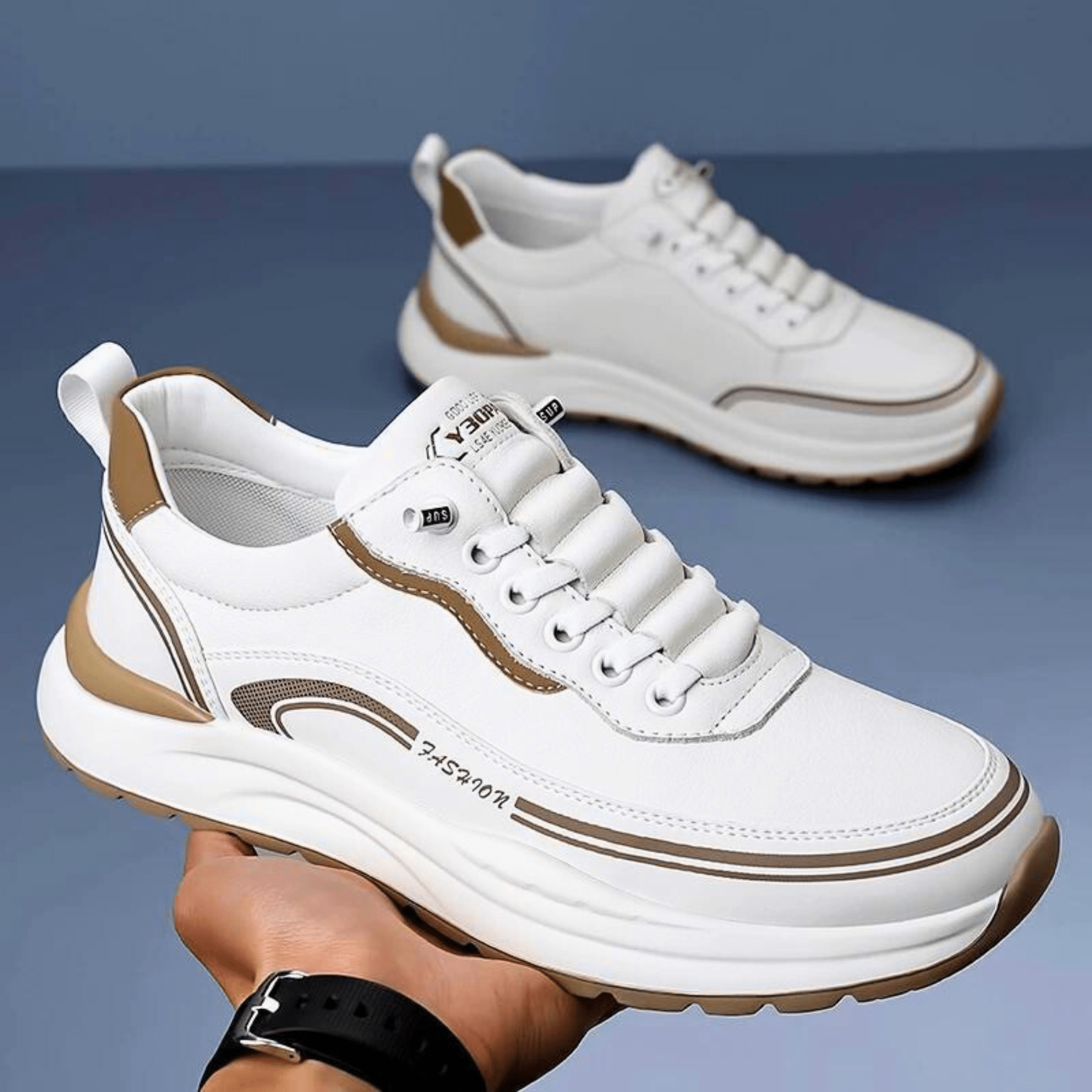Brixton Sneaker | Premium Leather, Cushioned Sole