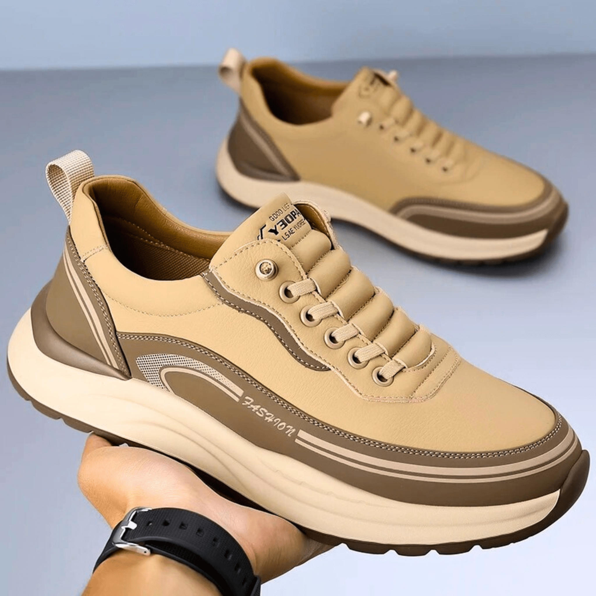 Brixton Sneaker | Premium Leather, Cushioned Sole