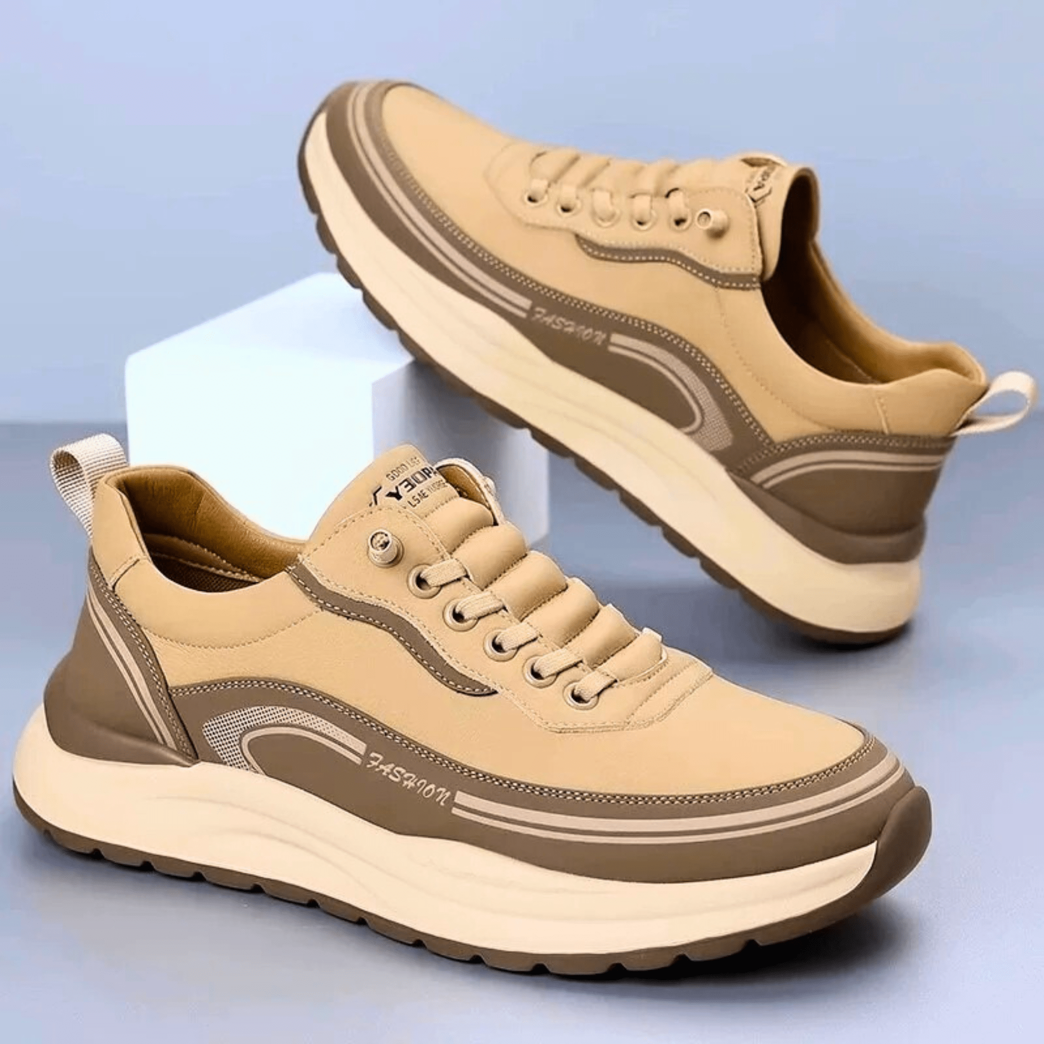 Brixton Sneaker | Premium Leather, Cushioned Sole