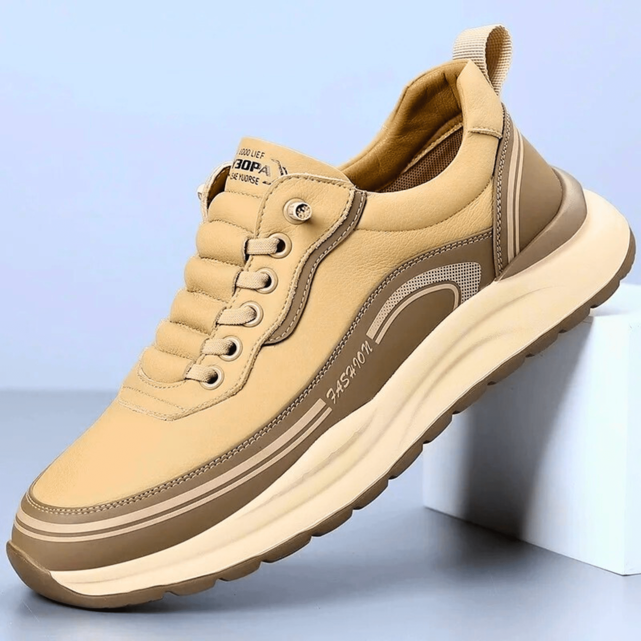 Brixton Sneaker | Premium Leather, Cushioned Sole