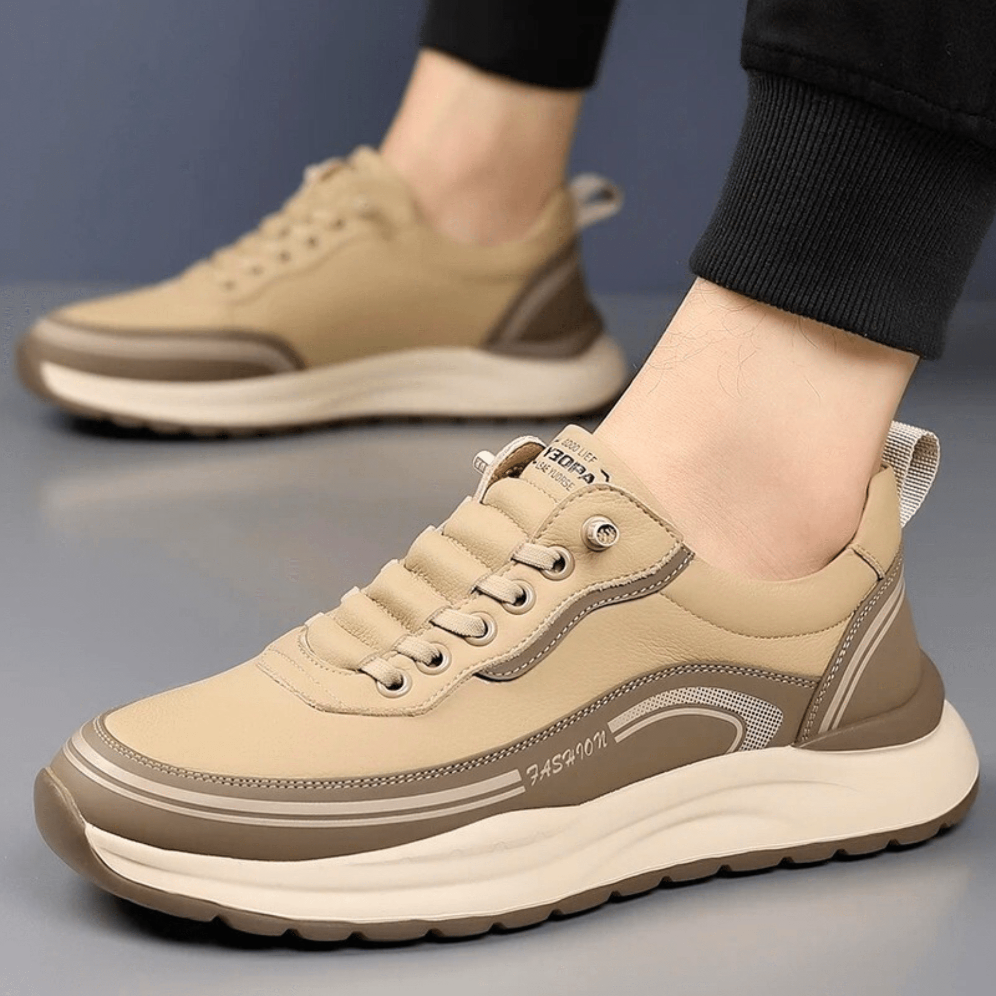 Brixton Sneaker | Premium Leather, Cushioned Sole