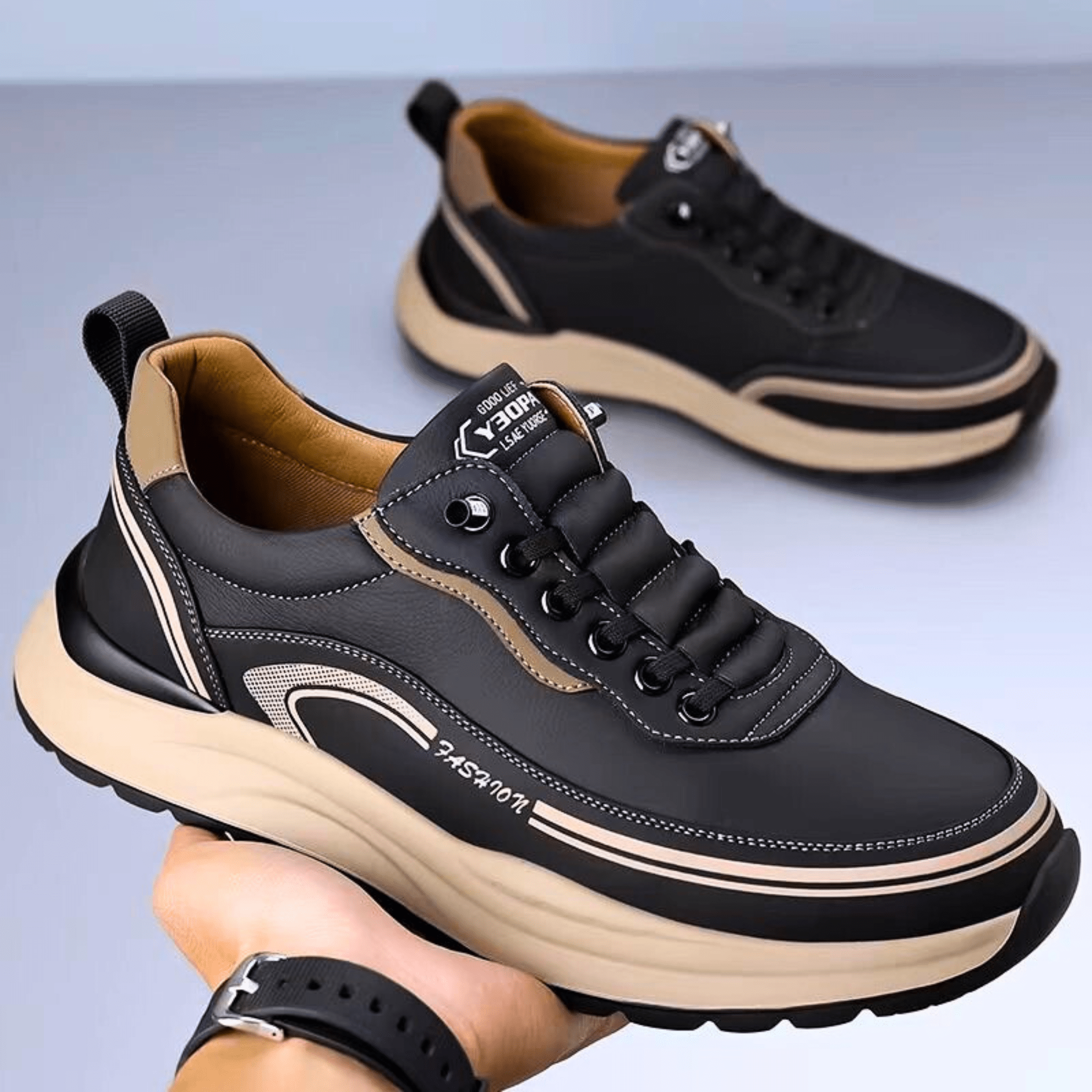 Brixton Sneaker | Premium Leather, Cushioned Sole