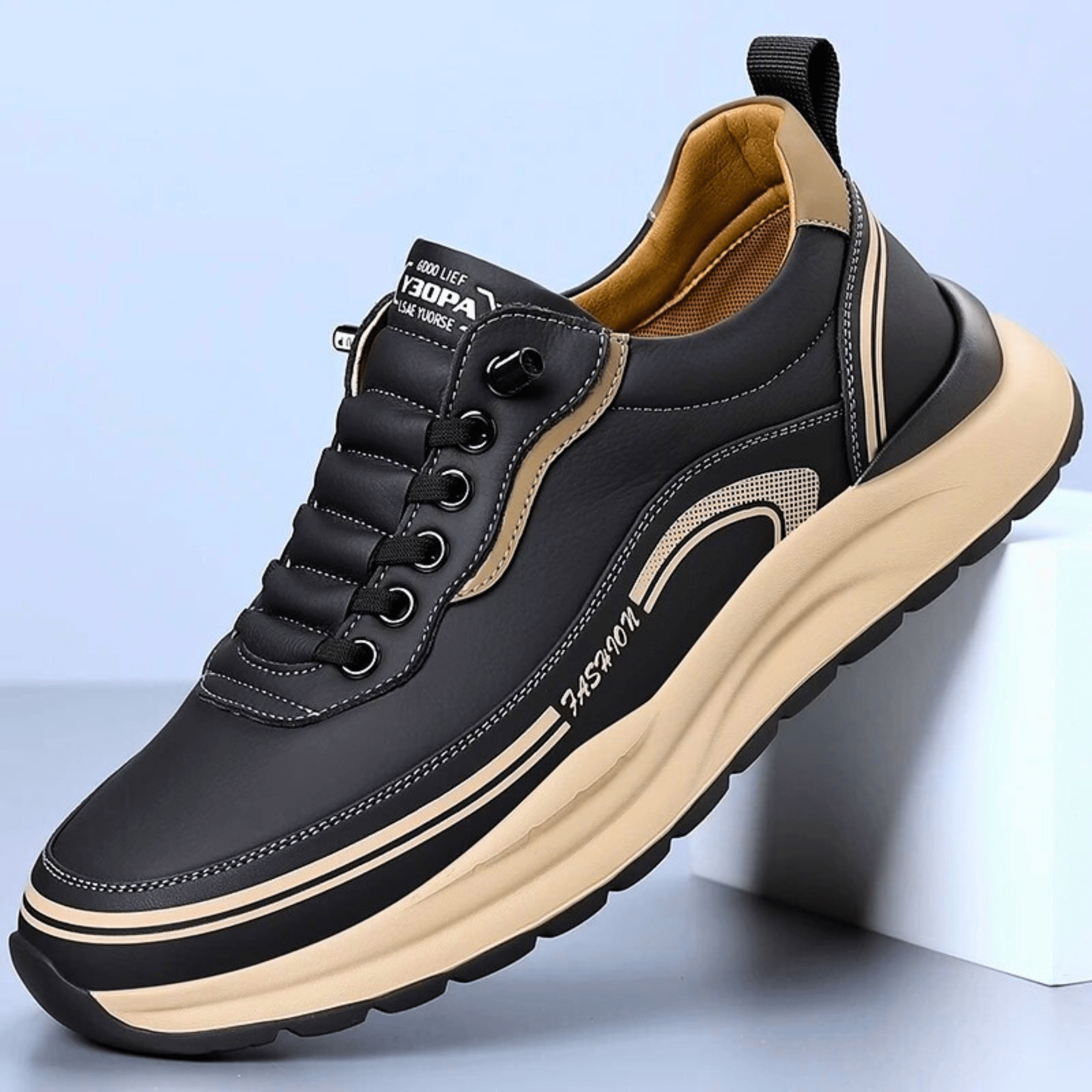 Brixton Sneaker | Premium Leather, Cushioned Sole